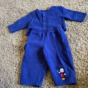 0-6 month Disney matching set